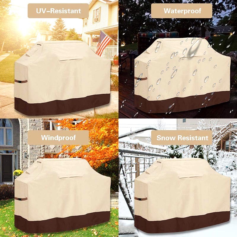 Outdoor 650D Oxford Cloth Warter-proof BBQ Grill Cover